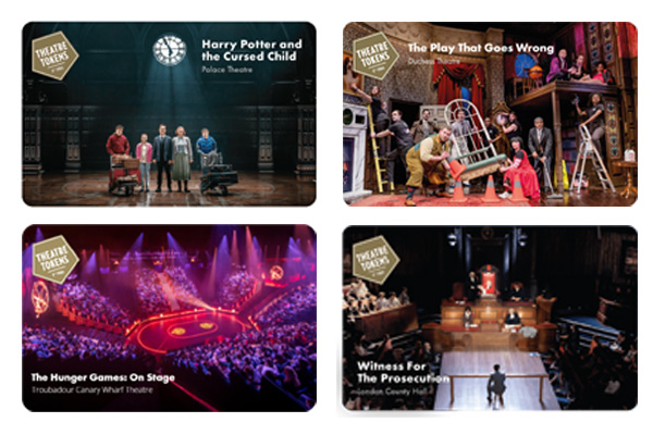 Theatre Tokens e-gifts for plays